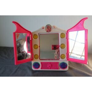 Barbie Makeup Mirror w/Lights Music & Voice Works!